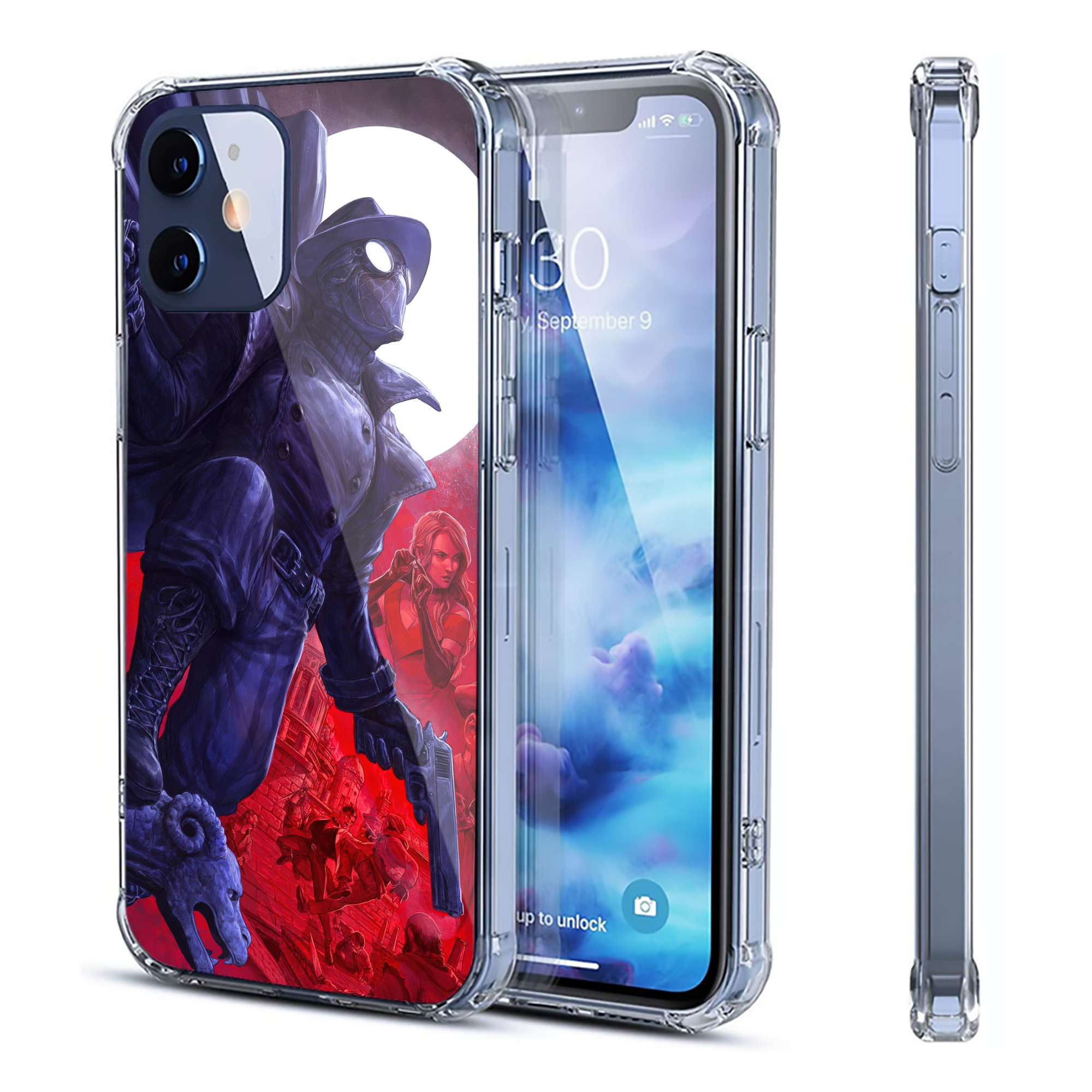 （画像用） Spider Man スパイダーマン 【iPhone 12シリーズ対応】透明スマホケース（クリアソフトケース）